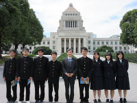 地元高校生国会見学案内